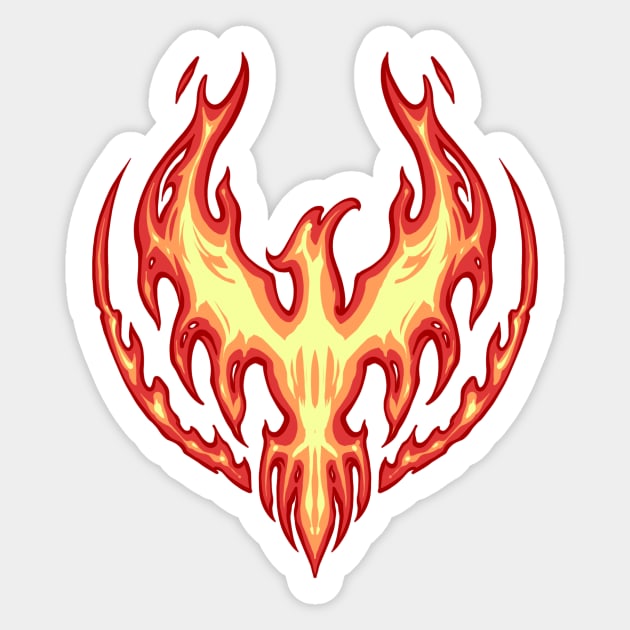 Phoenix Sticker by TimeSkiff